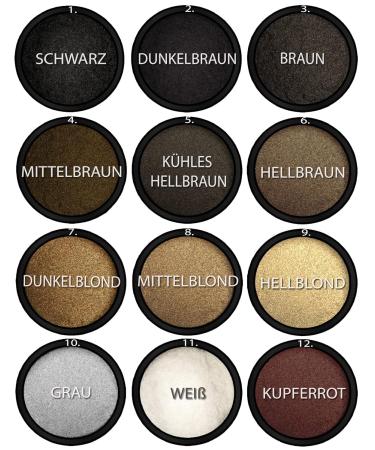 ILLUSYA Hair Powder for Thickening - Premium Dark Brown 25g | Fuller Thicker Hair in Seconds - Buy Online on GoSupps.com