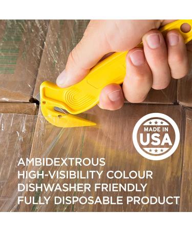 Pacific Handy Cutters DFC-364 Yellow Disposable Film Cutters and Tape Splitters - Set of 10 Hand Cutters by - Buy Online on GoSupps.com