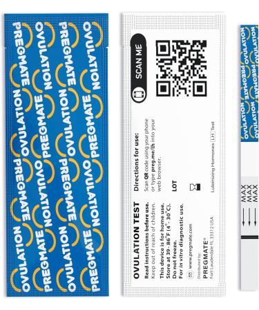 Buy Pregmate 50 Ovulation & 20 Pregnancy Test Strips - Accurate Easy & Fast Results for Family Planning - Buy Online on GoSupps.com