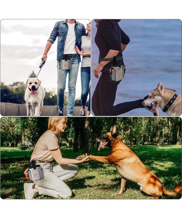 Kissleaf Dog Treats for Training | Clicker Training Bags with Fecal Dispenser | Perfect for Pet Obedience & Reward - Buy Online on GoSupps.com