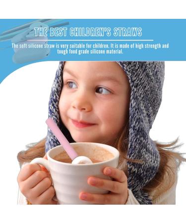 12-pcs Reusable Silicone Drinking Straws with 4 Carrying Bags and 2 Cleaning Brushes - BPA-Free Eco-Friendly Durable Suitable for Hot and Cold Drinks and Ideal for Kids Travel and Parties | L'S - Buy Online on GoSupps.com