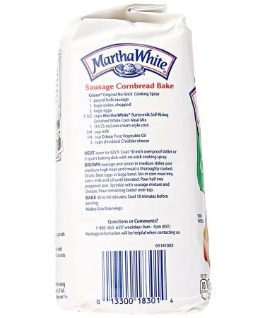 Martha White Self-Rising Buttermilk White Corn Meal Mix - 32 oz - Buy Online on GoSupps.com