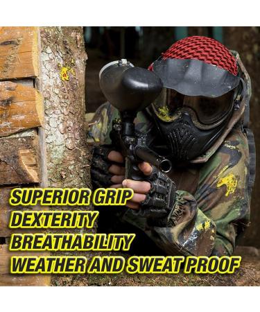 Maddog Tactical Half-Finger Paintball Airsoft Gloves - Stealth Black (Small/Medium) - Buy Online on GoSupps.com