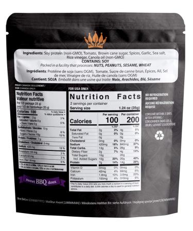 Noble Jerky Vegan Plant Based Snack Variety Pack 2.47 oz (5 Bags) - BBQ  Teriyaki  Chipotle  Original & Hickory | Non GMO - Buy Online on GoSupps.com