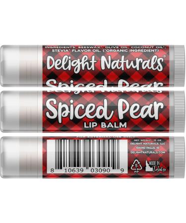 Buy Spiced Pear Lip Balm - Set of Three | Moisturizing & Nourishing | International Shipping Available - Buy Online on GoSupps.com