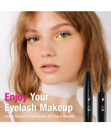 Chowu Heated Eyelash Curler 10S Quick Heated Lash Curler Long Lasting Electric Eyelash Curler 4 Modes Portable USB Lash Curler with LED Black - Buy Online on GoSupps.com