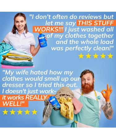 WIN Activewear Laundry Detergent - Preserve Elastic, Brighten Colors, Remove Odors - For Gym & Sports Uniforms - Active Fresh (Blue) - Buy Online on GoSupps.com