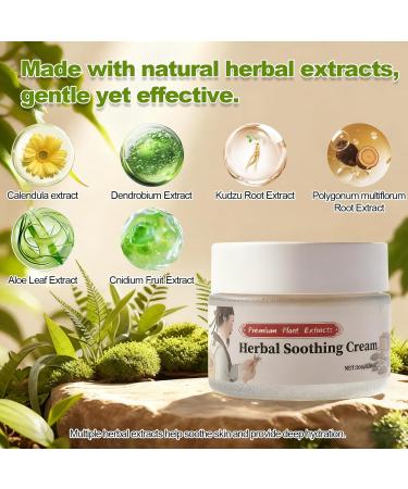 Xaninp Herbal Soothing Relief Cream Herbal Body Care Cream Rich in Calendula Dendrobium Relieves Dry and Tight Skin Itchy Skin 1 FL oz - Buy Online on GoSupps.com