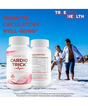 Cardio Trick - Japanese Cucumber Trick for Max Blood Flow Cardio Care & Healthy Pressure - Healthy Blood Flow Cardio Plus High Pressure Pills - Advanced Blood Flow Care Pressure Supplement - Buy Online on GoSupps.com