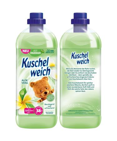 Buy Cuddly Soft Fabric Softener with Aloe Vera - Dermatologically Tested Eco-Friendly 1L for Up to 38 Washes - Buy Online on GoSupps.com