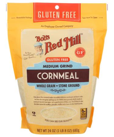 Bob's Red Mill Gluten Free Cornmeal, 24 Oz 1.5 Pound (Pack of 1)