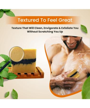 All Natural Handmade Bar Soap for Men | Organic Cold Process Soaps with Essential Oils - Daily Use Men's Body Soap | The Good Room - Buy Online on GoSupps.com