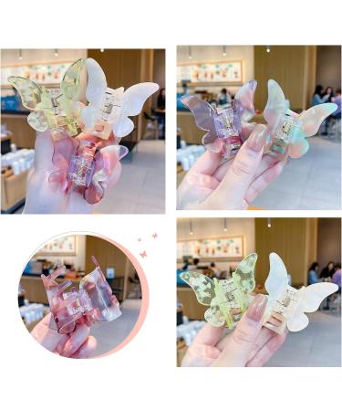 Duories Butterfly Hair Clips - Glitter Shell Marble & Leopard Hair Jaw Clips for Women & Girls | Trendy Hair Accessories - Buy Online on GoSupps.com