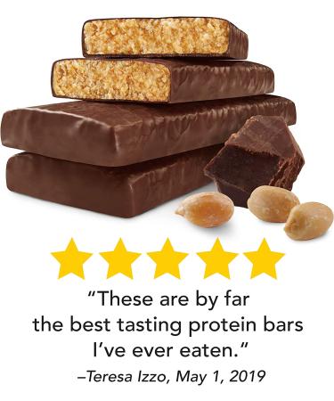 Think! Chunky Chocolate Peanut Protein & Fiber Bars - 10 Pack (1.41 oz Each) - Healthy Snack - Buy Online on GoSupps.com
