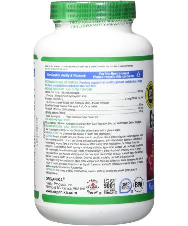 Organika Garcinia Plus 180 Caps - Buy Online on GoSupps.com
