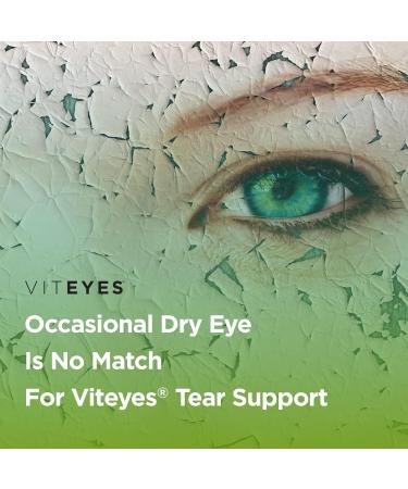 Viteyes Tear Support - Occasional Dry Eye Supplement Eye Vitamin for Redness Relief & Allergy Support | Omega-3 Fish Oil 30 Softgels - Buy Online on GoSupps.com