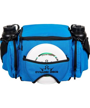 Dynamic Discs Soldier Disc Golf Bag | 18+ Disc Capacity | On-Deck Putter Pocket | Two Storage Pockets | Two Water Bottle Holders | Adjustable Padded Shoulder Strap Included
