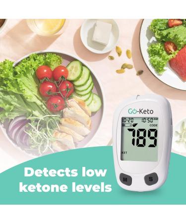 Keto Blood Meter Set - 10 Test Strips & Accessories for Ketone Measurement | Go-Keto Ketone Kickstart Set - Buy Online on GoSupps.com