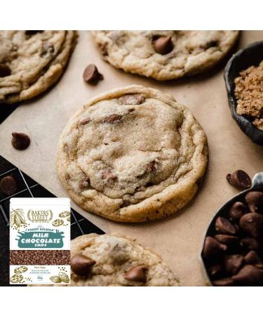 Bakers Street | Finest Belgian | Milk Chocolate Chips 500g | Premium Quality | Baking & Dessrets | Makeing Cake Muffin and all of bakings - Buy Online on GoSupps.com