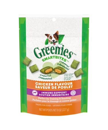 Greenies Smartbites Dog Treats Immune Support Chicken Flavour 227g Pouch
