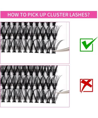 30D 0.07 D Curl Cluster Lashes 12-18mm Mixed Trays - DIY Eyelash Extensions at Home - Buy Online on GoSupps.com