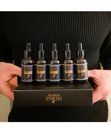  Velihan Beardcare Beard Oil - 30ml - Test Bottle - Beard Care - Short Beard Oil - Long Beard - Beard Fragrance (Unscented (odorless) - Buy Online on GoSupps.com