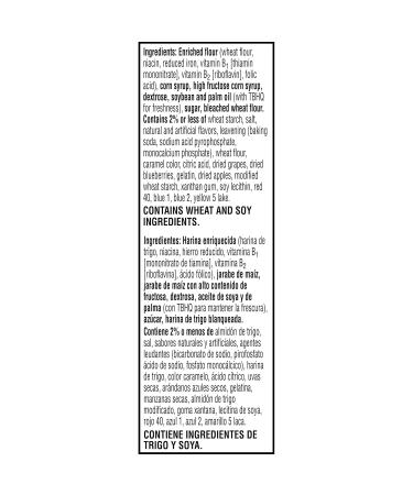 Pop-Tarts Toaster Pastries Breakfast Foods Kids Snacks - Frosted Lemon Blueberry Crumble - 8 Pop-Tarts - Buy Online on GoSupps.com