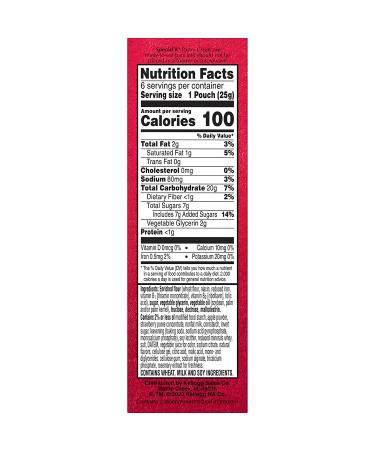 Kellogg's Special K Strawberry Pastry Crisps - 100 Calorie Breakfast Bars - 5.28oz Box (12 Crisps) - Buy Online on GoSupps.com
