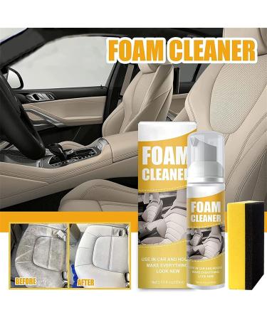Multipurpose Foam Cleaner Spray 100ML Powerful Foam Cleaner Powerful Stain Removal Kit All-Purpose Household Cleaners for Kitchen Car (1 Pcs) - Buy Online on GoSupps.com