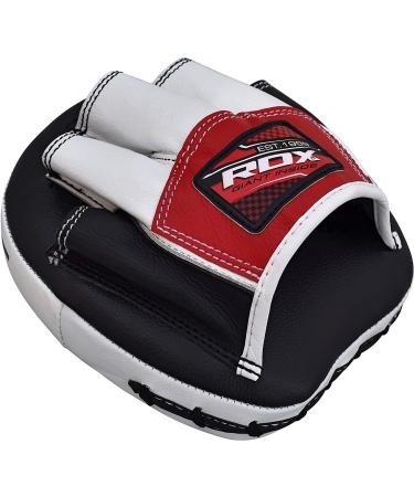 RDX Boxing Pads Mini Focus Mitts | Maya Hide Leather | Kickboxing MMA Muay Thai Training Shield Black - Buy Online on GoSupps.com