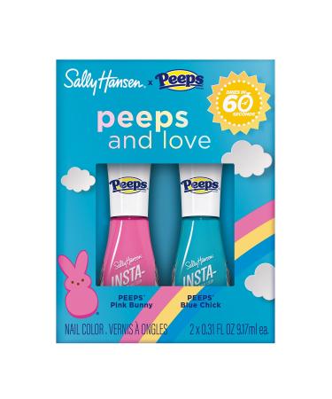 Sally Hansen Insta-Dri x PEEPS Nail Polish Collection - PEEPS & Love Duo Pack 0.31 fl oz