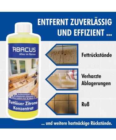 TS-61 LEMON Set (7055) --- 1x TS-61 LEMON Universal container + 1x 750 ml Handspring bottle + 1x Spr hkopf + 1x MFT HIGH PERFORMANCE Microfasertuch -- Konzentrat mit Zitronenduft Fettl ser -- ABACUS - Buy Online on GoSupps.com