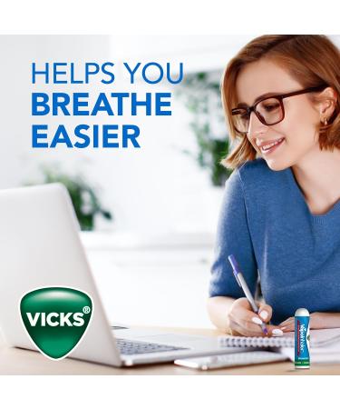 Vicks Vapoinhaler Nasal Decongestant with Soothing Vapors for Temporary Relief due to a Cold Menthol Scent 1 Pack 0.2 mL Pack of 1 - Buy Online on GoSupps.com