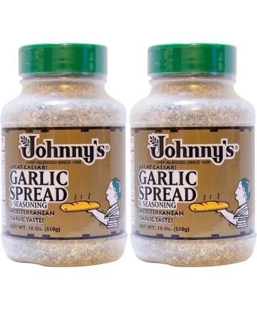 Johnny's Garlic Spread & Seasoning, 18 Oz (Pack of 2)