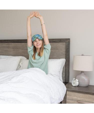 SmelloCat Unisex 3D Memory Foam Sleep Eye Mask - Light Blocking, Moisture Wicking - Kauai Palm - Buy Online on GoSupps.com