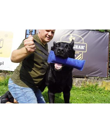 Dingo Gear Cotton Nylon Bite Sausage for Dog Training | IGP IPO Obedience & Protection | 28x7 cm with 1 Handle - Red S00062 - Buy Online on GoSupps.com