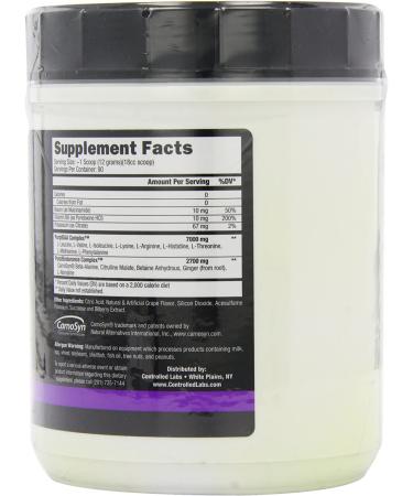 Controlled Labs Purple Wraath Juicy Grape - 2.39 lbs (1084 g) | Best BCAAs for Muscle Recovery - Buy Online on GoSupps.com