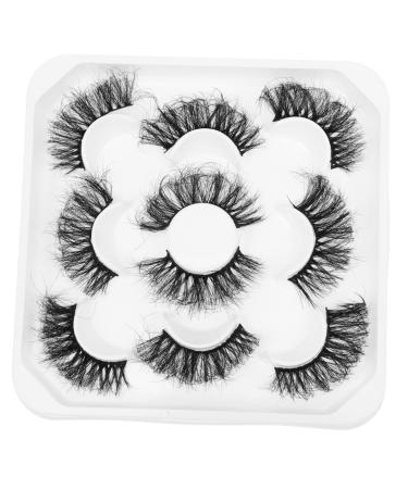 FRCOLOR Natural Look Eyelashes Pairs women fake eyelash eyelash cosmetic for women ramatic soft light fake lash 3 long fake lash fluffy fiber 9 Girls Fake Lash