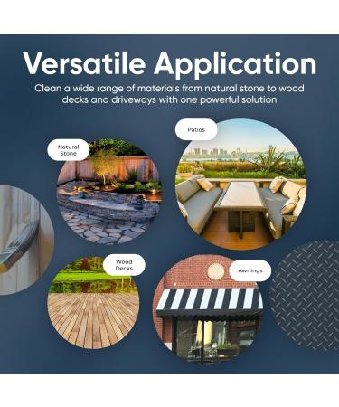 MB Stone Hardscape Multi-Surface Cleaner - Best Outdoor Cleaner for Concrete Brick Stone and More - Buy Online on GoSupps.com