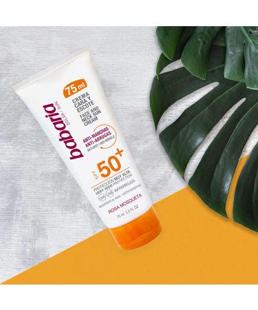 Facial Solar Cream Anti-Wrinkle Rosa Mosqueta F-50 - 75ml | Anti-Aging Sunscreen for Radiant Skin - Shop Internationally - Buy Online on GoSupps.com