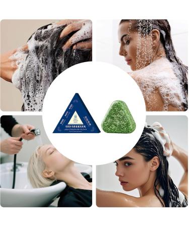 Solid Shampoo | 120g Triangle Solid Nourishing Shampoo For Hair | Strengthening And Oily Control Product | For Daily Routine Home Bathroom Travel Week End Gym Hotel - Buy Online on GoSupps.com