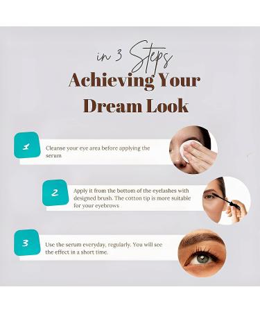 EVA LUCRIA Oil Based Eyelash Growth Serum & Eyebrow Enhancer - 0.33 Fl Oz (10ml) - Volume Boost for Lashes, Mascara Included - Cruelty Free - Buy Online on GoSupps.com