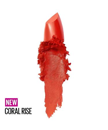 Maybelline Color Sensational Lipstick - Hydrating Cream Finish in Coral Rise - 0.15 oz (Pack of 1) - Buy Online on GoSupps.com