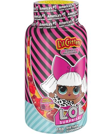 L'il Critters LOL Surprise Multivitamin Gummies - 190 Count Pack - Buy Online on GoSupps.com
