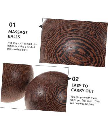 Clispeed Chinese Health Balls - Wooden Stress Balls for Massage & Exercise | Enhance Wellness with Rolling Massage Balls - Buy Online on GoSupps.com