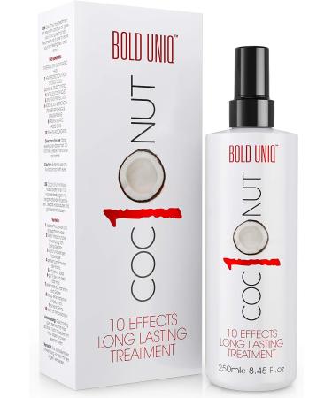 BOLD UNIQ Purple Hair Mask for Blonde & Platinum Hair + Coconut Heat Protectant Spray - Remove Yellow Tones and Protect from Heat Damage - Buy Online on GoSupps.com