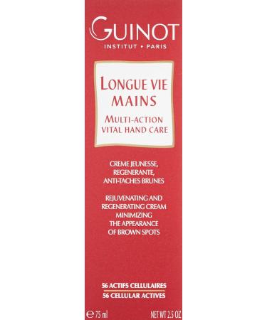 Guinot Longue Vie Mains Multi Action Vital Hand Care - 75ml Red Packaging | International Shipping - Buy Online on GoSupps.com