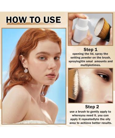 AWCCXMYM Sunscreen Powder SPF 35 - Mineral Full Coverage Setting Powder for Hair Face & Body | Vegan Cruelty-Free Translucent Flawless Skin - Buy Online on GoSupps.com