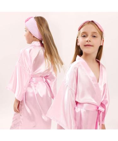 LaVenty Spa Party Favors for Girls - Robe, Satin Makeup Headband, Blindfold Sleep Eyemask - Birthday Party Supplies - Buy Online on GoSupps.com