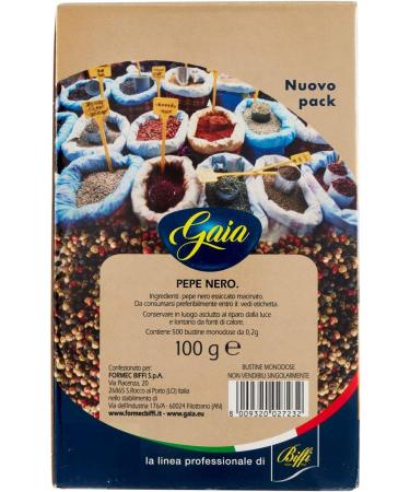 Gaia pepe nero confezione da 500 bustine 0.2 grammi ciascuna (1000043327) - Buy Online on GoSupps.com